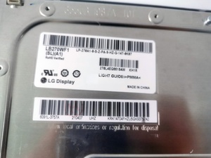 LB270WF1-SLA1 LG แผง WLED แบบไม่สัมผัส ความสว่างสูง 1000cd/m² สำหรับอุปกรณ์ทดสอบภาพที่มีความแม่นยำ โมดูลประกอบจอ LCD - Product Image 3