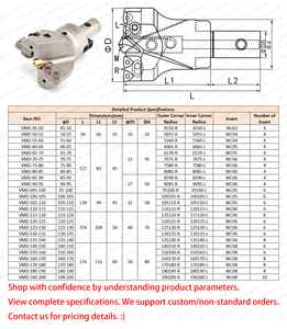 <span class=keywords><strong>CNC</strong></span> VMD สว่านเจาะรูขนาดใหญ่รูลึกภายในตัวยึดเครื่องมือระบายความร้อนภายในรูเจาะรูขนาดใหญ่ปรับได้ - Product Image 6