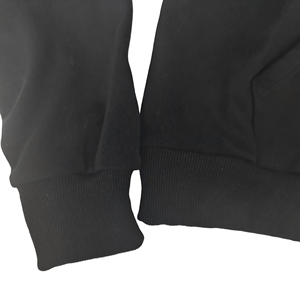<span class=keywords><strong>Felpa</strong></span> con <span class=keywords><strong>Cappuccio</strong></span> Oversize Nera di Alta Qualità con Zip e <span class=keywords><strong>Pelliccia</strong></span> Staccabile, Stile Streetwear - Product Image 5