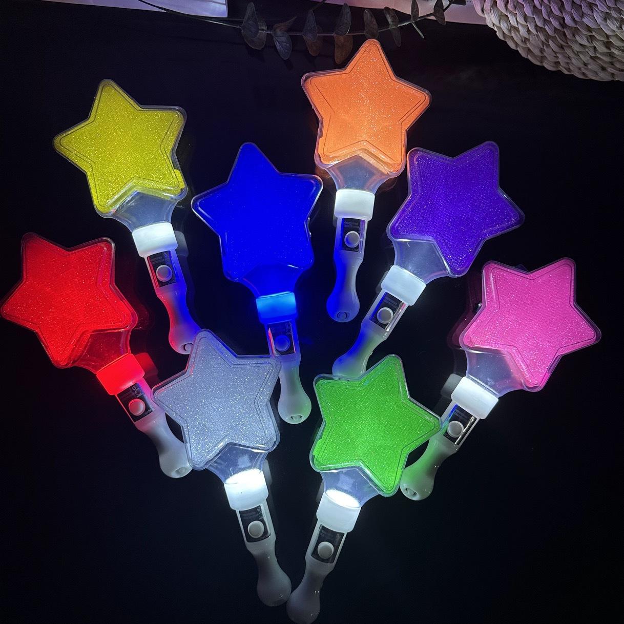 Multi color Five pointed star fluorescent rod