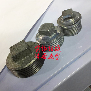 Bouchons de tuyauterie filetés mâles galvanisés en différentes tailles DN15 4/8\" 6\" 1/2\" 2\" 3\" Norme nationale Conduit et raccords - Product Image 3