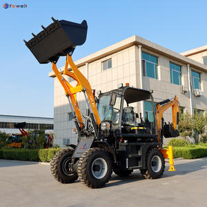 무료 배송 중국산 미니 백호 로더 4x4 컴팩트 트랙터 로더 및 백호 포함 - Product Image 2