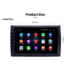 Lecteur multimédia automobile Android NEWSTARNEV pour <span class=keywords><strong>Fiat</strong></span> Stilo 2010-2018 avec navigation GPS intégrée pour autoradio - Product Image 4