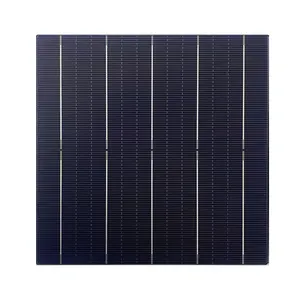 HJT太陽電池Nタイプ166 * 166 mmサイズ太陽電池12bbハーフセルソーラーモジュール
