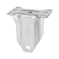 Nouvelle conception Roue pivotante en nylon PA pour salle blanche et en acier inoxydable SUS 304, 3, 4, 5 pouces, pour tables de ping-pong