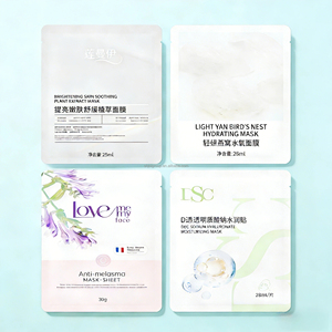 Emballage personnalisé pour échantillons cosmétiques en plastique LDPE résistant à l'humidité, imprimé en gravure thermoscellée, sachet pour masque facial à 3 côtés scellés, marque <span class=keywords><strong>Joi</strong></span> - Product Image 4