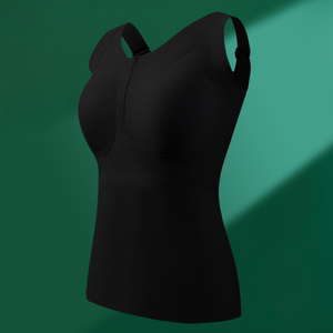 Produzione OEM/ODM di Camicette Lunghe da Donna <span class=keywords><strong>con</strong></span> Cerniera Frontale e Funzione di <span class=keywords><strong>Apertura</strong></span> e Chiusura, Reggiseno Senza Cuciture Stile Bra - Product Image 5