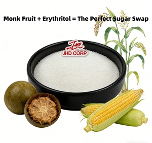 Edulcorante <span class=keywords><strong>Natural</strong></span> de <span class=keywords><strong>Fruta</strong></span> <span class=keywords><strong>del</strong></span> <span class=keywords><strong>Monje</strong></span> y Eritritol a Bajo <span class=keywords><strong>Precio</strong></span> al por Mayor, Sin Calorías, en Stock, No Modificado Genéticamente, Listo para Enviar a la Industria Alimentaria - Product Image 1