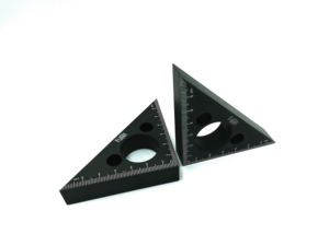 Règle d'angle en alliage d'aluminium de 40 à 45 degrés, métrique, carrés de <span class=keywords><strong>menuiserie</strong></span>, outil de mesure pour <span class=keywords><strong>menuiserie</strong></span>, DIY - Product Image 5