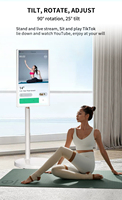 EIBOARD Pantalla Digital Inteligente Inalámbrica de Pared con Resolución Full HD, WIFI, LCD de 27 Pulgadas con Sistema Android