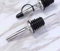 Verseur de vin rapide en acier inoxydable argenté, écologique, moderne et réutilisable, accessoires pour huile d'olive et vinaigre, directement de l'usine