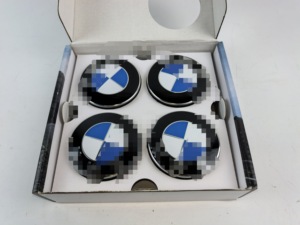 Enjoliveurs de roue flottants B-M-W de 68 mm, 4 pièces, avec logo bleu et blanc, accessoires rotatifs pour les séries 3, 5, 7, X3, X5 - Product Image 3