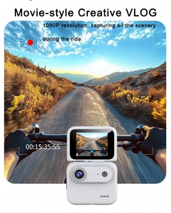 Caméra d'action ultra-compacte DLC, imagerie 4K HD, vidéo 1080P, anti-vibrations, longue durée de vie de la batterie, caméra sportive pour les voyages et le streaming en direct - Product Image 2