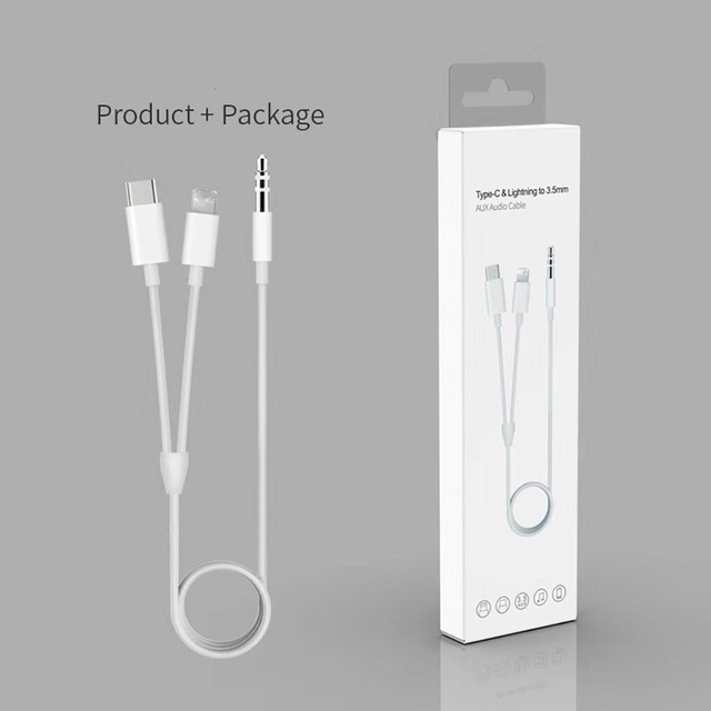 Aux Audio Cable Type C to 3.5mm for Jack Adapter Cable Speakers Car Type-C Phone Accessories Adapter Wire Line