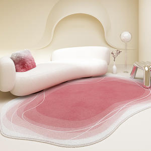 Alfombra de Poliéster Estampada de Lujo Ligero para Sala de Estar, Lavable a Mano, con Forma de Alien, Manta para Dormitorio Junto a la Cama - Product Image 3