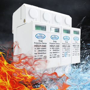 อุปกรณ์ป้องกันไฟกระชากชนิด T2 4P AC 40KA <span class=keywords><strong>SPD</strong></span> CE ได้รับการรับรอง PV - Product Image 3