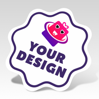 Autocollants en vinyle découpés sur mesure, imprimés, graphiques de dessins animés, imperméables, en PVC, de forme personnalisée, pour publicité de marque, pour fenêtre