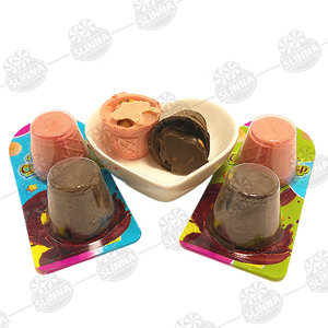 Biscuits au chocolat solides et croustillants en forme de <span class=keywords><strong>petit</strong></span> ours de 8 grammes, doublement croustillants, directement de l'usine chinoise, pour les fêtes d'enfants, dessert viral, cadeau - Product Image 3