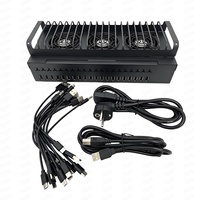Boîtier de gestion de téléphonie mobile Wi-Fi pour 20 téléphones, Boîtier pour smartphones Android, Contrôle de synchronisation par lots, Gestion unifiée, Hub USB 20 ports