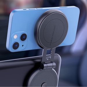 <span class=keywords><strong>Chargeur</strong></span> sans fil pliable <span class=keywords><strong>MagSafe</strong></span> à charge rapide, support magnétique pour téléphone de voiture pour Tesla Model 3/X/Y/S, installation facile, support de voiture - Product Image 1