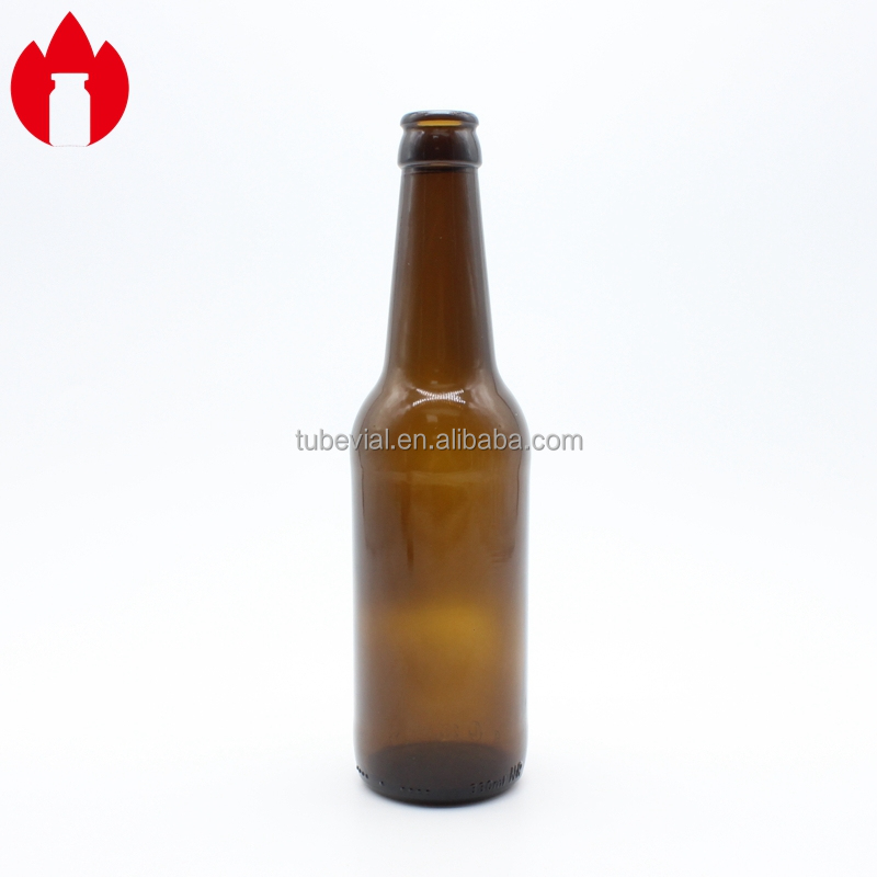 330ml Amber Beer Glass Bottle