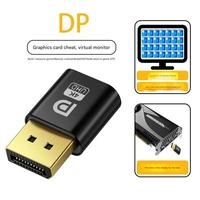 Prise factice DisplayPort DP 4K avec lumière LED pour carte graphique PC
