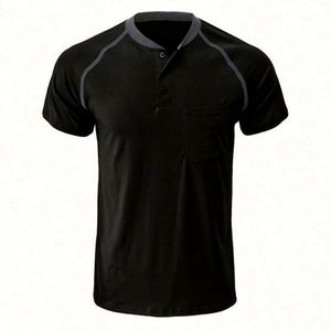 เสื้อยืดแขนยาวทรงเฮนลีย์สองสีสำหรับผู้ชาย ผ่านการรับรองมาตรฐาน NFPA2112 ผลิตจากผ้าฝ้าย 6 ออนซ์ ระบายอากาศได้ดี น้ำหนักเบา เหมาะสำหรับงานก่อสร้าง น้ำมัน และก๊าซ - Product Image 2