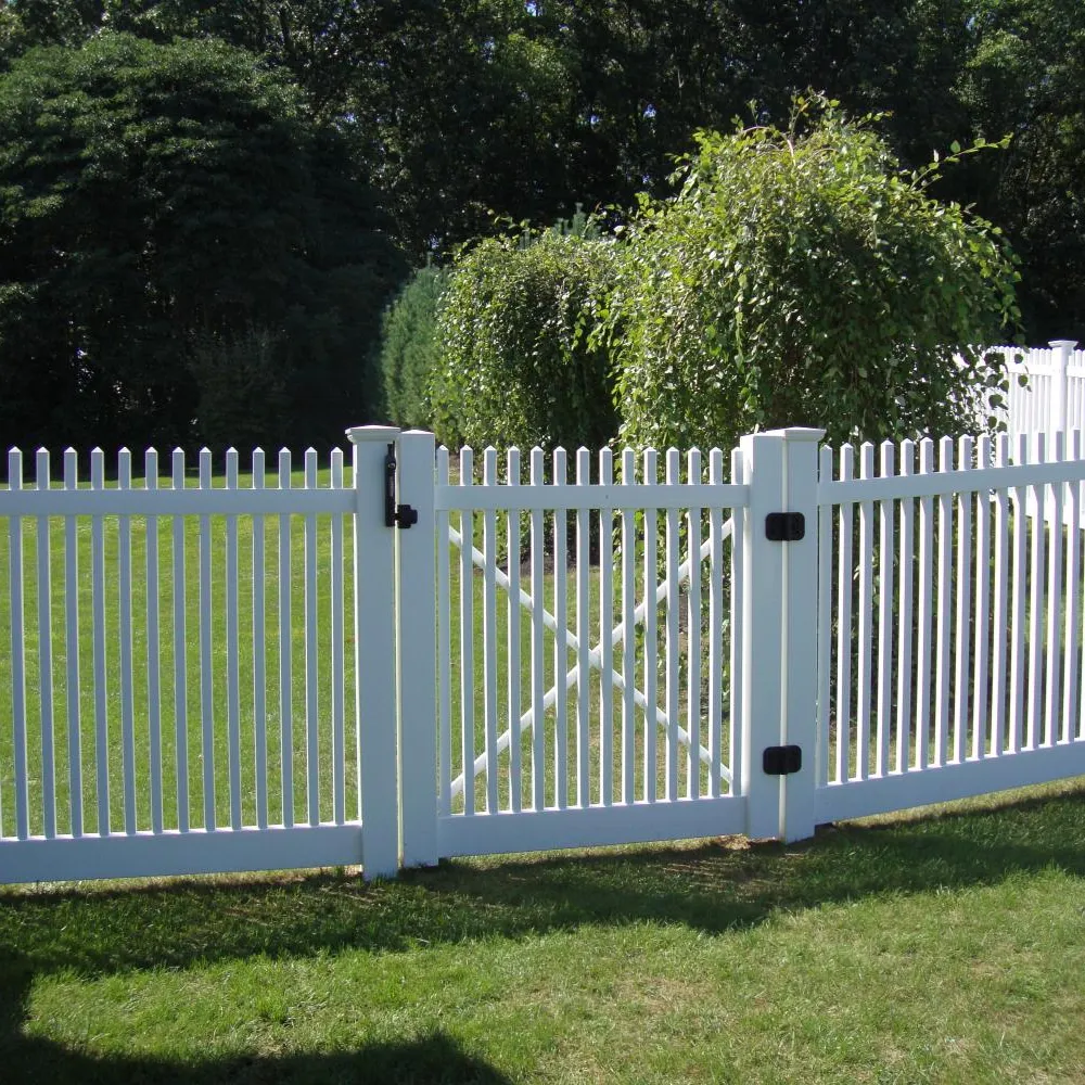 6 Feet High Vinyl Picket Fence Door Gate