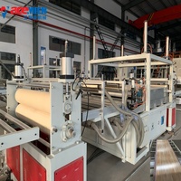 Équipement d'occasion pour la production de panneaux muraux en SPC, ligne d'extrusion de profilés WPC