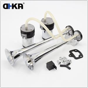12V 130db Met Magneetventiel Schakelaar As176a 2 Trompetten Hoorn Luidspreker/Aluminium Vrachtwagen Luchtcompressor Hoorn - Product Image 3
