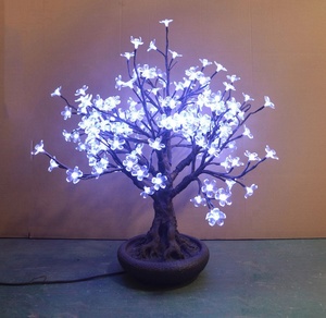 Home Hotel Room Decoration Table <strong>Top</strong> Led Blossom Bonsai <strong>Tree</strong> Light <strong>Lamp</strong> - Product Image 5