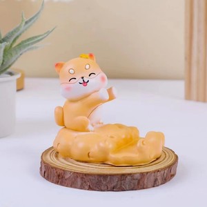 Support de téléphone en résine en forme de cochon mignon, support de bureau, décoration d'intérieur, cadeau, vente en gros - Product Image 2