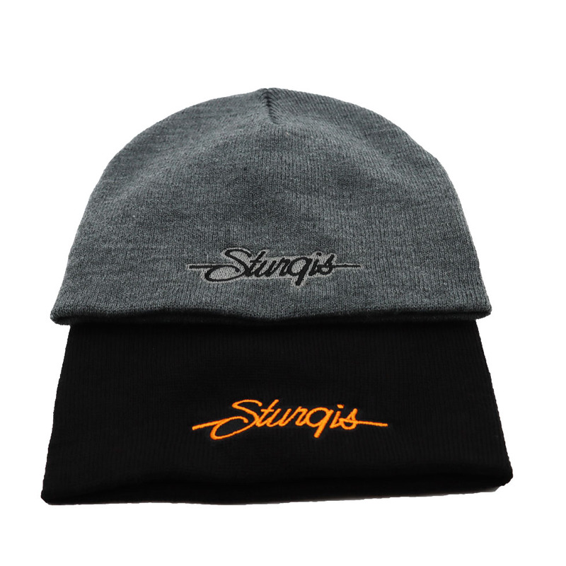 Unisex Black Beanie Hat Warm Winter