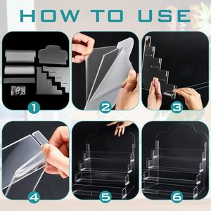 ที่ตั้งโชว์การ์ดอวยพรอะคริลิคใส - Product Image 4