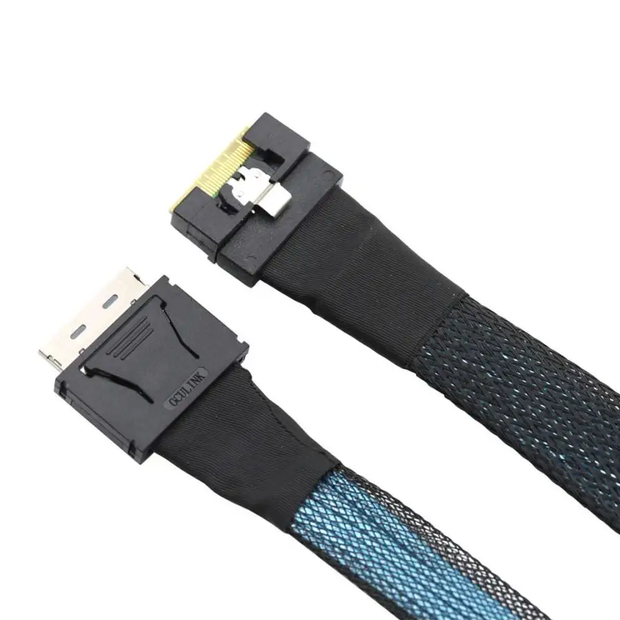 High-performance PCIE GEN 4 SlimSAS 8654 8i to OCulink 8611 8i Internal Cable for Server 50/100cm