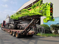 Nouvelle grue sur chenilles ZCT900V542 90 tonnes en promotion, moment de levage nominal 315t*m, moteur diesel 224kW, grue à flèche télescopique à vendre