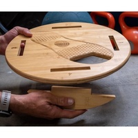 Planche d'équilibre en bois innovante pour la salle de sport, les sports de loisirs et l'entraînement, disque rotatif, surface antidérapante, écologique, insonorisée