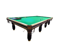 Table de billard russe professionnelle en bois massif de 12 pieds pour bar, table de snooker russe