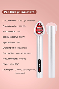 Bolígrafo masajeador de ojos iónico, reafirmante facial y herramienta de estiramiento de la piel para ojeras, Estiramiento facial, tratamiento antienvejecimiento - Product Image 3