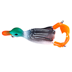 Hengjia 8cm12g señuelo <span class=keywords><strong>de</strong></span> <span class=keywords><strong>pesca</strong></span> al por mayor Tractor giratorio señuelo <span class=keywords><strong>de</strong></span> pato suave 10 colores cebo <span class=keywords><strong>de</strong></span> <span class=keywords><strong>pesca</strong></span> flotante - Product Image 4