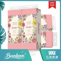 Mouchoirs en papier grand format à fond extractible, personnalisables avec logo, de haute qualité, écologiques, doux et respectueux de la peau, pour la maison, à suspendre