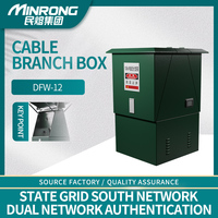 Boîte de distribution de câbles extérieurs Minrong DWF 10kV, boîte de dérivation de câbles haute tension personnalisée