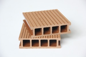 Thiết kế Có Độ Bền Cao Không Thấm Nước <span class=keywords><strong>WPC</strong></span> Vòng Hollow <span class=keywords><strong>Decking</strong></span> Gỗ Hội Đồng Quản Trị cho Ngoài Trời Nền Tảng 40mm - Product Image 5