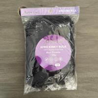 Lot de 100g de Cheveux Synthétiques Afro Kinky en Vrac de 12 Pouces pour Extensions de Dreadlocks, Réparation de Locs et Mini Tresses