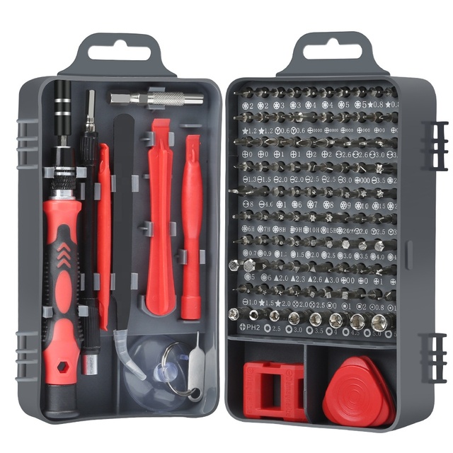 Multi-Functional Electronics Disassemble Tools Mobile Phone Repair Maintenance Tools Set 115 in 1 Mobile Laptop Repairing Tools