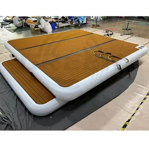 VERDE iate inflável doca plataforma doca pontões plataforma jetski barco flutuante docas