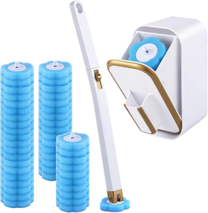 <span class=keywords><strong>Brosse</strong></span> WC murale multifonctionnelle avec support pour éponge et <span class=keywords><strong>brosse</strong></span> à long manche - Product Image 1