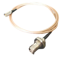 Conector de crimpado macho BNC 75 Ohm Mini RG59 Belden Riser 1855A 6G-SDI 4K UHD Cable de vídeo HD Conector BNC coaxial de cobre para SDI