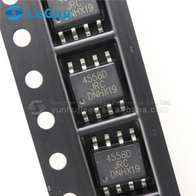 New original 4558D SOP8 JRC4558 4558 DIP-8 Operational Amplifier IC Chip JRC4558D
