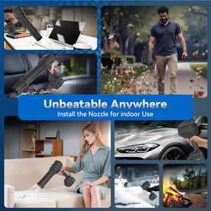 Cordless Compressed Cleaner DIY Portable Mini Battery Leaf <strong>Snow</strong> <strong>Blower</strong> 120mph 500CFM for Pet Car Cleaning Camping - Product Image 5